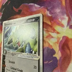Tyranitar ex 17/17 Pop Series 1 Holo Rare MP Pokemon Card - Image 3