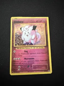 Clefairy Holo Rare XY - Evolutions 63/108 NM Pokemon Card Miscut - Image 1