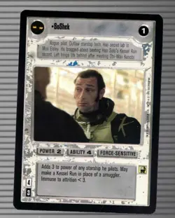 BoShek CCG Card - Star Wars Premier Set - Decipher - 1995 - Image 1