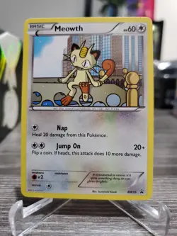 Meowth - BW35 - Pokemon Black & White Promo Ultra Rare Non-Holo Card Mp - Image 1
