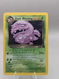 Pokemon Card: Dark Weezing 31/82 Wizards of the Coast Team Rocket - Image 1