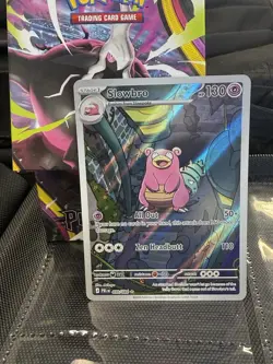 Slowbro IR Illustration Rare 090/084 Pitch Black Card in hand !! Pokemon English - Image 1