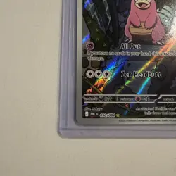 Slowbro IR Illustration Rare 090/084 Pitch Black Card in hand Pokemon English… - Image 2