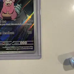Slowbro IR Illustration Rare 090/084 Pitch Black Card in hand Pokemon English… - Image 3