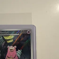 Slowbro IR Illustration Rare 090/084 Pitch Black Card in hand Pokemon English… - Image 4