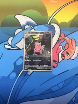 Slowbro IR Illustration Rare 090/084 Pitch Black Card in hand !! Pokemon English - Image 1