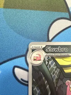Slowbro IR Illustration Rare 090/084 Pitch Black Card in hand !! Pokemon English - Image 2