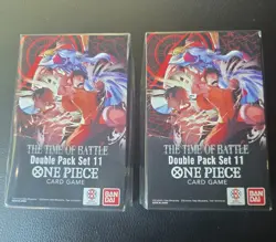 (Lot of 2) One Piece op-16 Double Pack Set Vol 11 Factory Sealed - Image 1