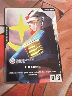EX Base EXBP-005 Gundam TCG Bandai Card Games Fest 25-26 Stamped Exclusive Promo - Image 1