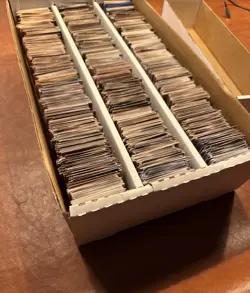 Large Three Row Card Collection Box With Yugioh Cards - Image 3