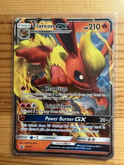 Pokemon TCG Flareon GX Holo Promo Card Sun Moon SM171 - Image 1