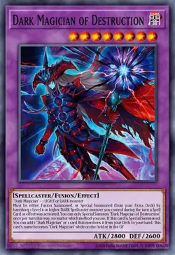 Dark Magician of Destruction MZMU-EN011 Secret Rare 1st Edition YuGiOh TCG Card - Image 1