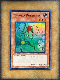 Yugioh Naturia Rosewhip HA02-EN041 Super Rare 1st Ed NM - Image 1