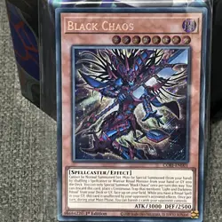 Yugioh Chaos Origins Black Chaos CORI-EN001 Secret Rare 1st Edition - Image 3