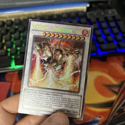 LC5D-EN237 TRIDENT DRAGION SECRET RARE 1ST EDITION YuGiOh CARD - Image 1