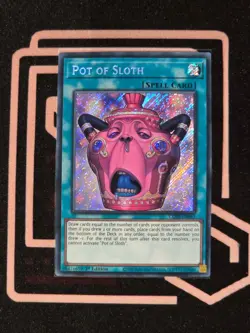 CORI-EN061 Pot of Sloth Secret Rare 1st Edition YuGiOh - Image 1