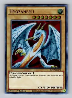 Hyozanryu GFTP-EN071 Ultra Rare Ghosts From the Past Yu-Gi-Oh 1st Edition NM - Image 1