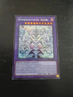 Yugioh Hyperinvoked Aeon CORI-EN033 Secret Rare 1st Edition NM - Image 1