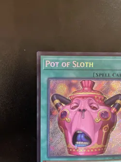 Yu-Gi-Oh! Pot of Sloth CORI-EN061 1st Edition Secret Rare - Image 2