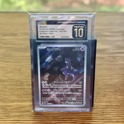 Mewtwo 183/165 Sv2a: Pokemon Card 151 Holo (Japanese) - CGC Pristine 10 - Image 1