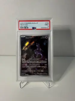 PSA 9 Mewtwo 183/165 SV2a Pokemon Card 151 Japanese Art Rare Holo - Image 1
