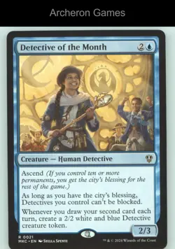 Detective of the Month 21 R MTG Card Commander: Murders at Karlov Manor - Image 1