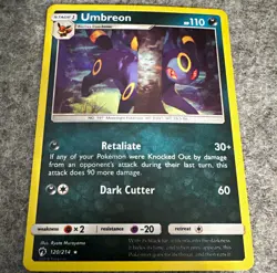 The Pokemon Company Umbreon Lost Thunder 120/214 2018 Promo Card Cosmos Holo - Image 1