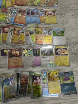 Pokemon 151 Japanese Bulk Lot 500+ Cards EXs Pokeball Reverse Holos NM - Image 3