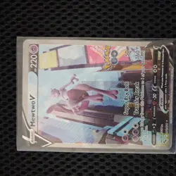 Mewtwo V 072/078 Pokemon GO Ultra Rare Alternate Full Art Card * New * - Image 1