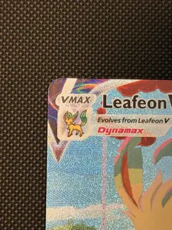 Leafeon VMAX (Alternate Art Secret) 205/203 Evolving Skies Pokemon Card Mint - Image 4