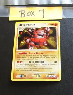 Rhyperior LV.61 12/130 Pokemon Card Holo Rare-LP - Image 1