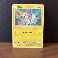 Pokemon Card Plusle Shining Legends Common 33/73 - Image 1