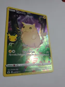 Pokemon TCG Celebrations Pikachu Holo Rare Card 005/025 25th Anniversary Edition - Image 2
