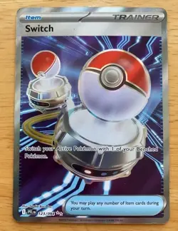Switch 123/094 Near Mint Pokemon Card - Image 1
