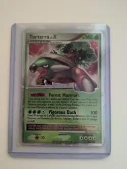 Pokemon TCG Torterra LV.X Holo Rare Card Diamond & Pearl 122/130 - Image 1