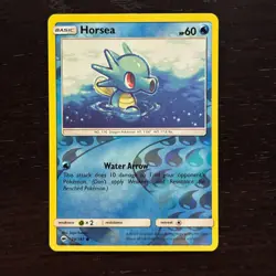 Horsea 29/147 Pokemon Burning Shadows Sun & Moon Reverse Holo Common Card NM - Image 1