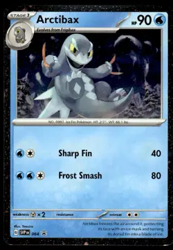 Pokemon TCG SV: Scarlet & Violet Promo Cards #064 Arctibax NM - Image 1