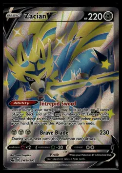 SWSH: Sword & Shield Promo Cards #SWSH292 Zacian V (Shiny) - Image 1