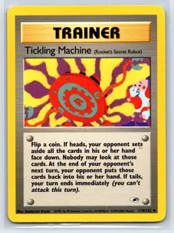 Pokemon TCG - Tickling Machine 119/132 - Gym Heroes Trainer Card - Image 1