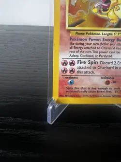 Pokemon TCG Charizard Base Set 2 Holo Unlimited Rare Card 4/130 - Image 3