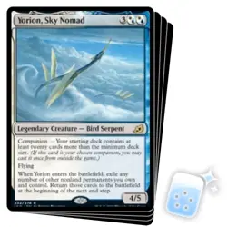 YORION, SKY NOMAD X4 Ikoria IKO Magic MTG MINT CARD - Image 1
