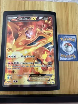 Charizard EX Card XY121 XY Black Star Promo Jumbo Oversized good condition #1 - Image 1
