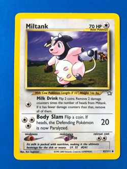 MILTANK 41/111 - UNCOMMON - Neo Genesis - VINTAGE WOTC Pokemon Card - LP+ - Image 1
