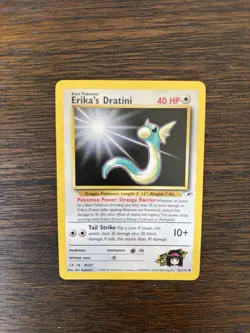 Erika's Dratini 42/132 - Gym Heroes - Uncommon Pokemon Card - LP - Image 1