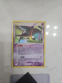 Pokemon 2005 Deoxys EX Emerald Holo Rare Foil Card 2/106 - Image 1