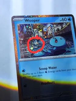 Wooper 155 Sv: Scarlet & Violet Promo Cards Holo With Swirl - Image 2