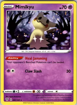 Mimikyu - 081/189 Miscellaneous Cards & Products Pokemon NM Holo - Image 1
