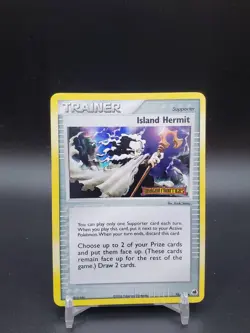 Island Hermit 76/101 EX Dragon Frontiers Reverse Holo LP Pokemon Card - Image 1