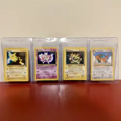 Vtg Pokemon Card Lot WOTC Set Movie Promo Stamp Binder Collection Original WB - Image 1