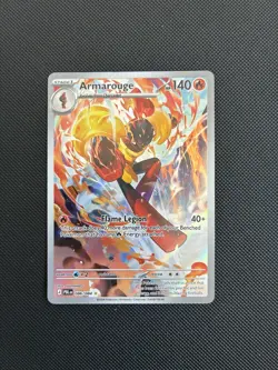 Pokemon TCG Armarouge 086/084 Illustration Rare Pitch Black - Image 1